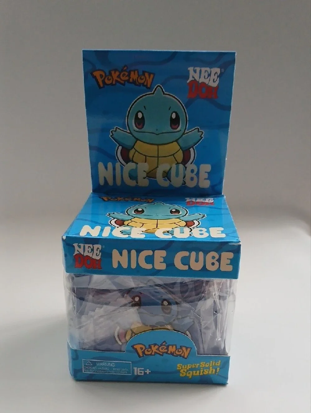Nice Cube Squishy Toy - Blue Squirtle